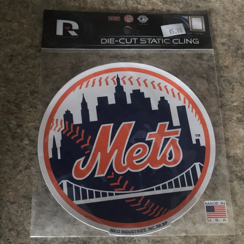Mets Die-Cut Static Cling